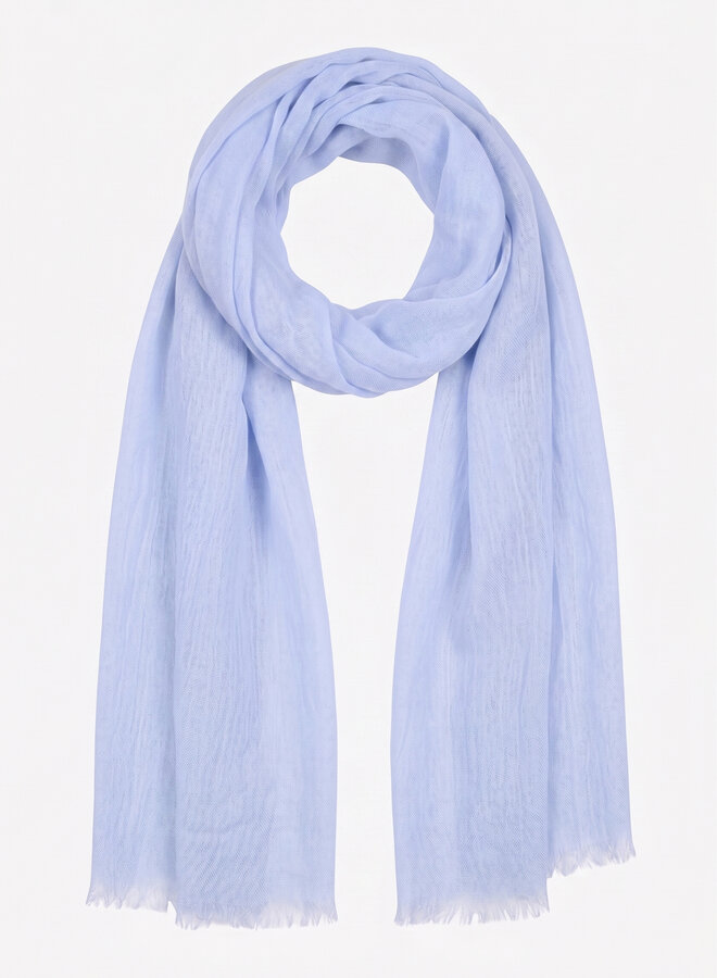 Sjaal Edith effen blauw