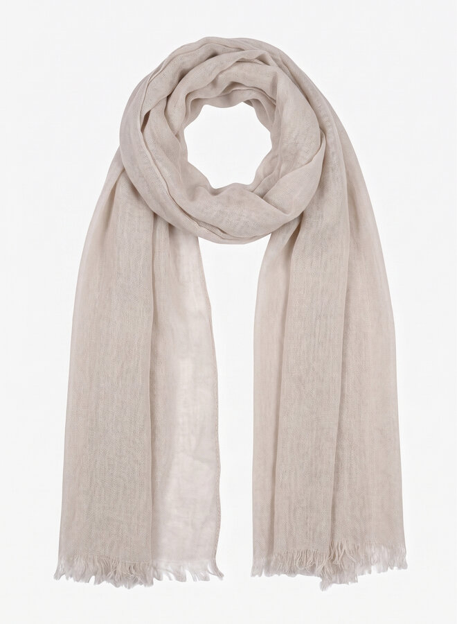 Sjaal Edith effen taupe