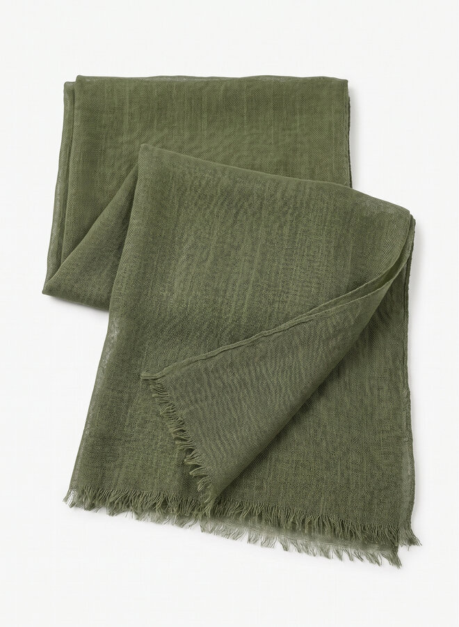 Sjaal Edith effen groen