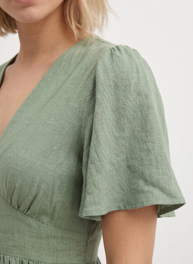 Groene zomerjurk Savi