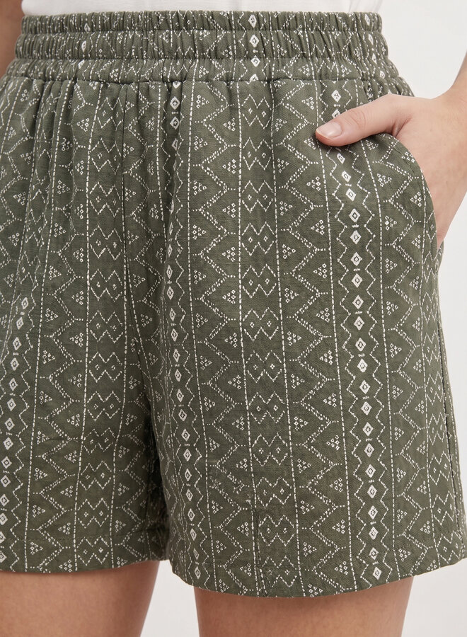 Broderie short Jumell groen