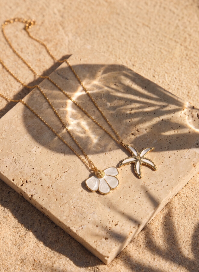 Ketting parelmoer zeester Marit