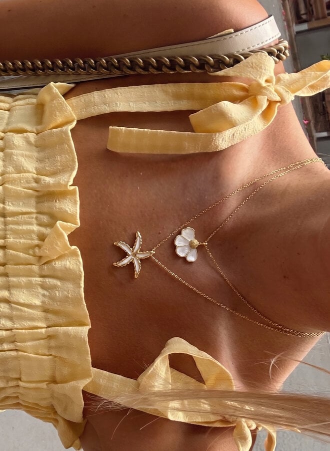 Ketting parelmoer zeester Marit