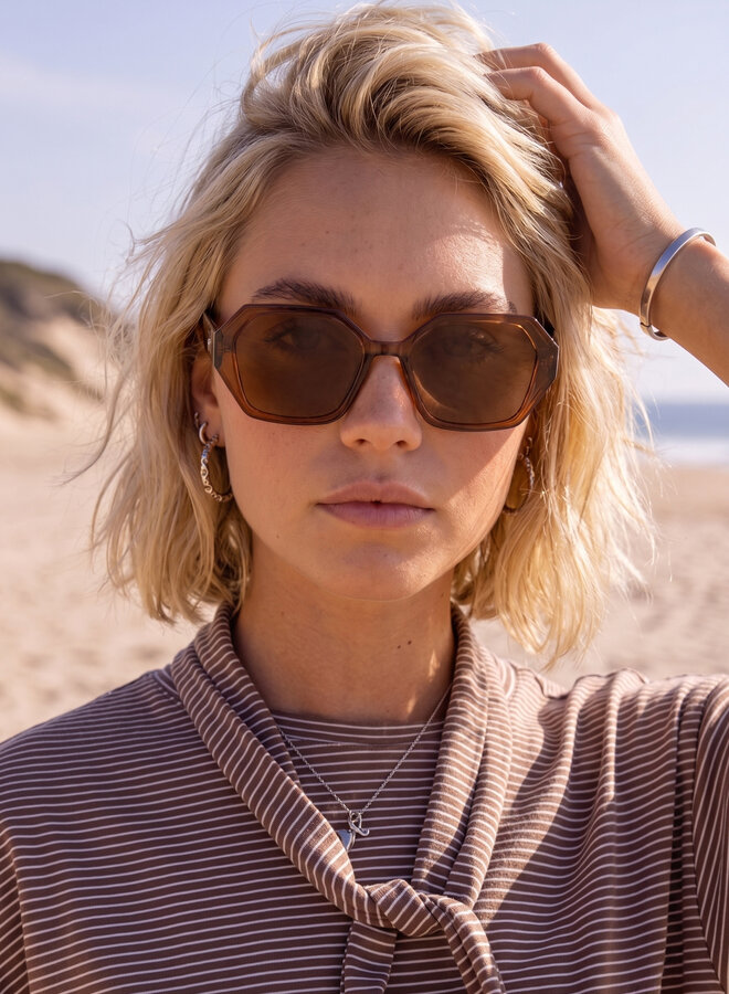 Zonnebril Sanne bruin