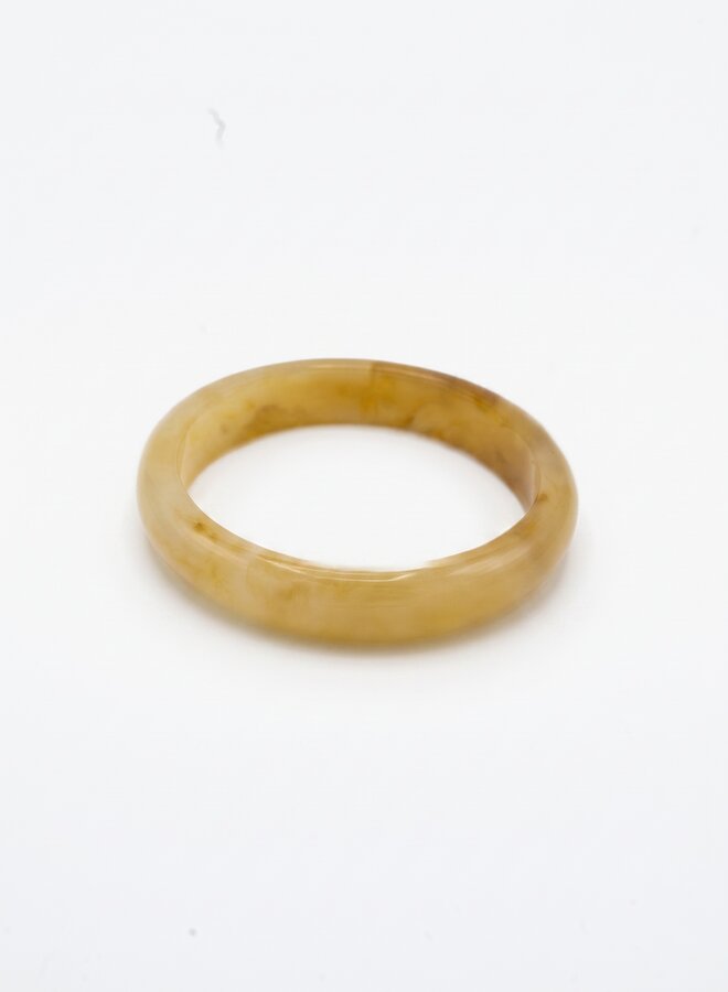 Sarah acryl armband beige