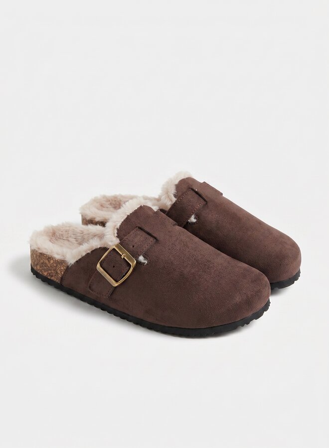 Warme instapper klomp chocolade
