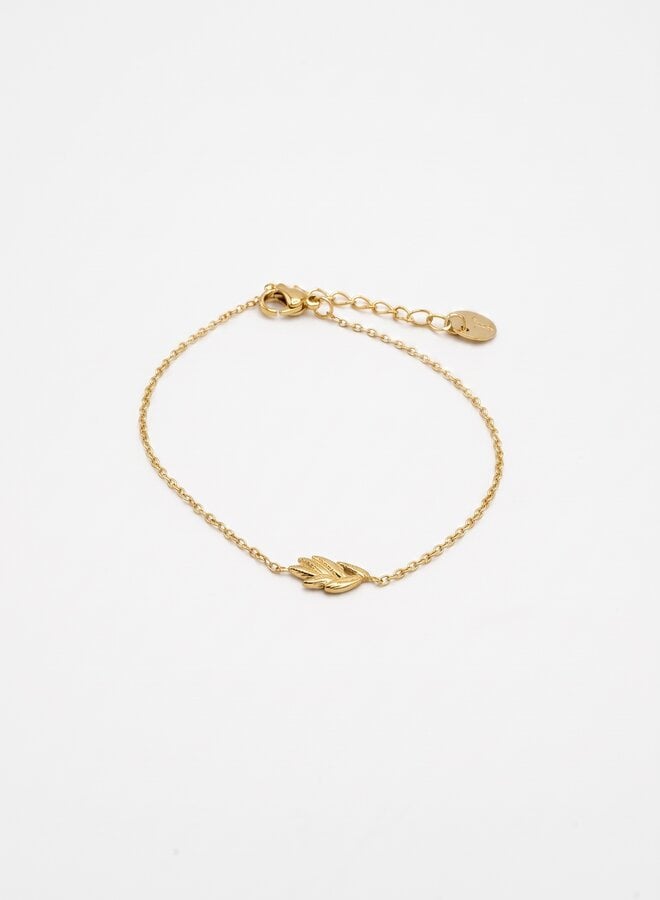 Fijne armband met blad