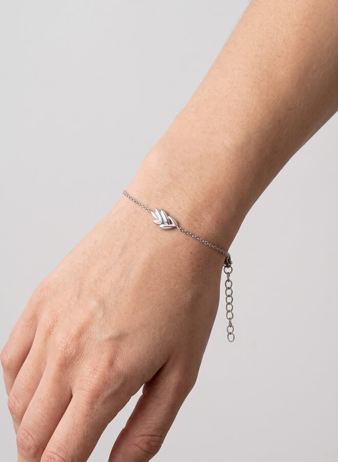 Fijne armband met blad