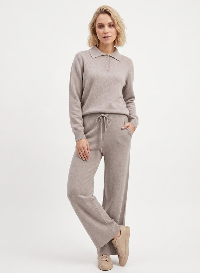 Jogger polo beige