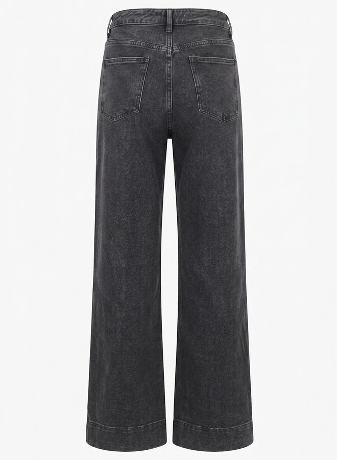 Jeans met naad grijs