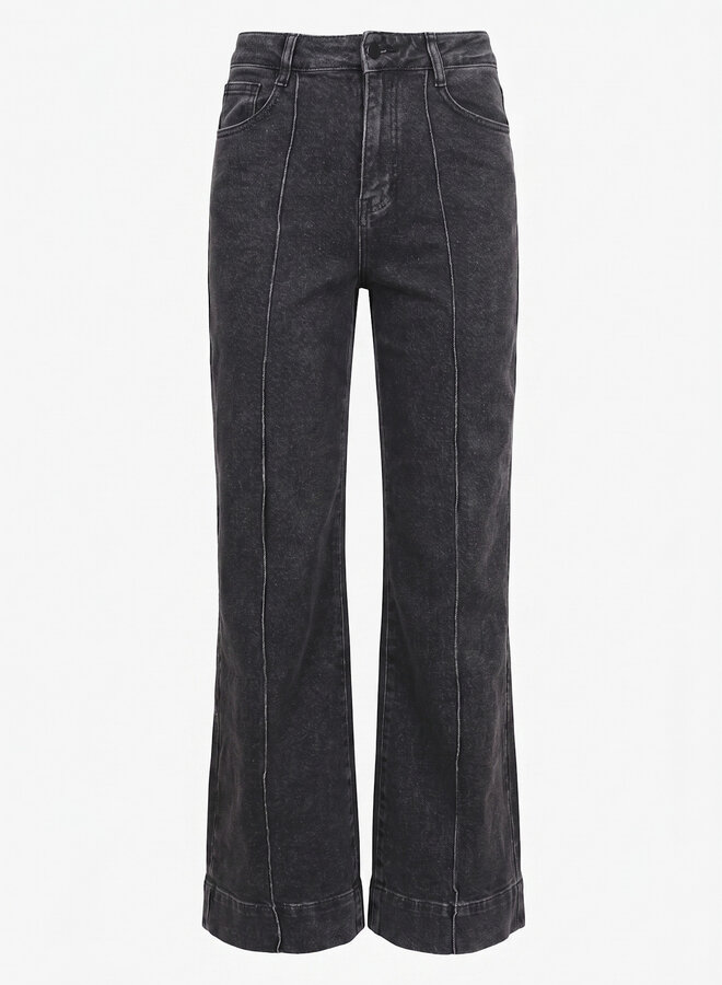 Jeans met naad grijs