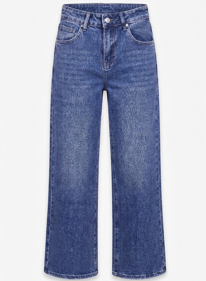 Straight leg jeans blauw