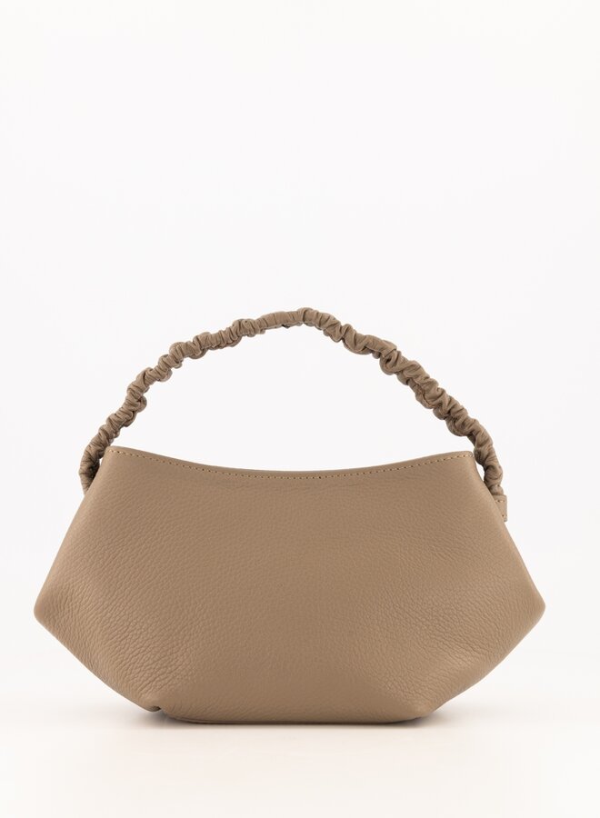 Leren tas classy Song taupe