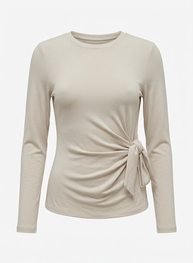 Suède jacket cropped camel