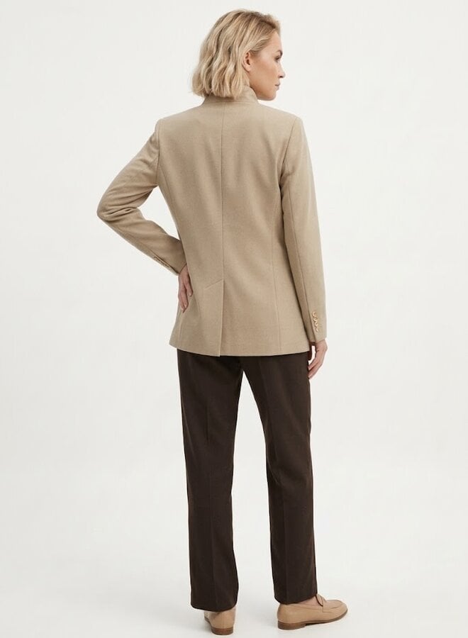 Moderne blazer Zora beige