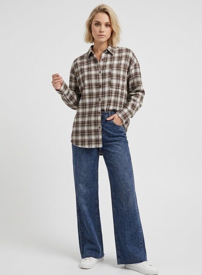 Lumberjack blouse beige
