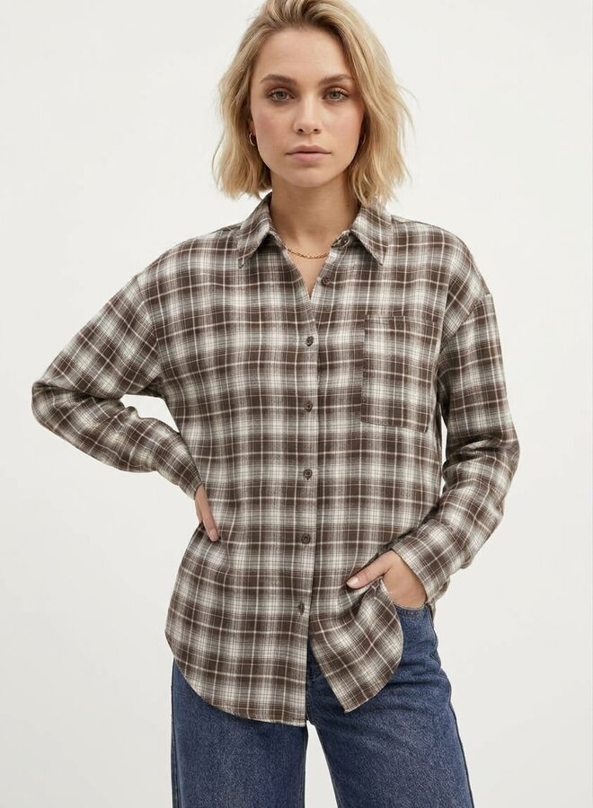 Lumberjack blouse beige