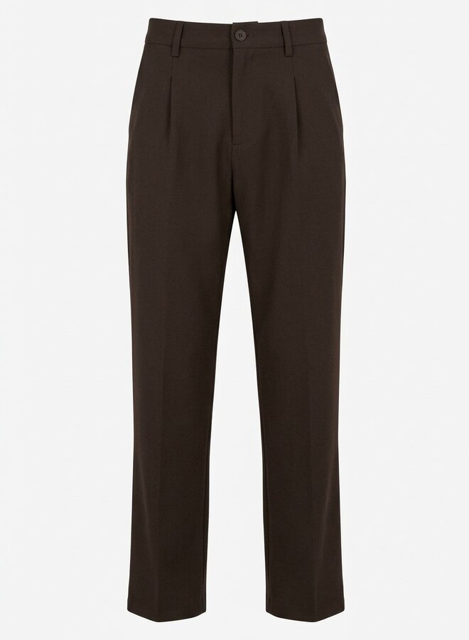 Pantalon chocolade bruin Sanne