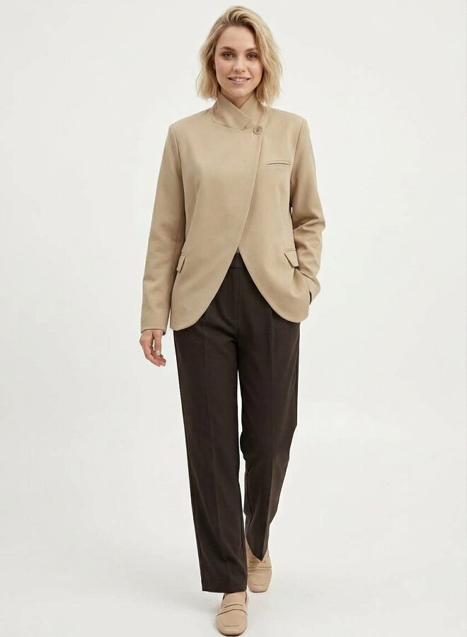 Pantalon chocolade bruin Sanne