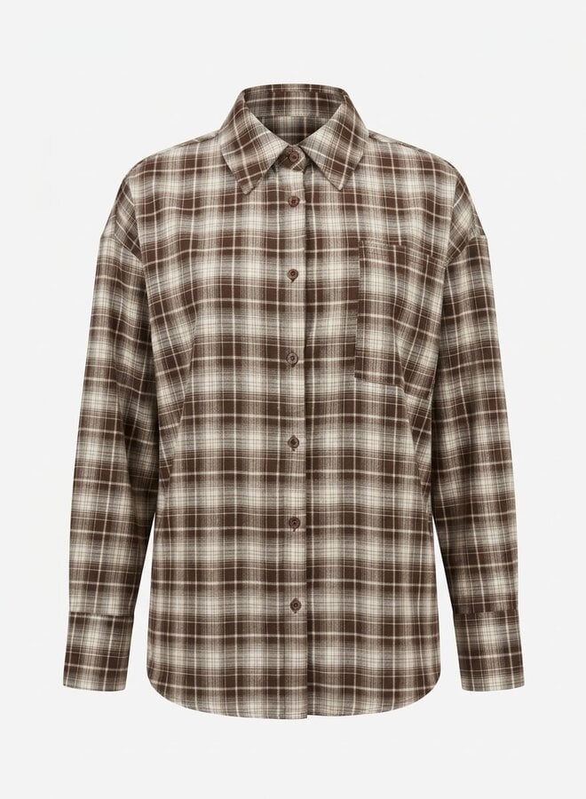 Lumberjack blouse beige