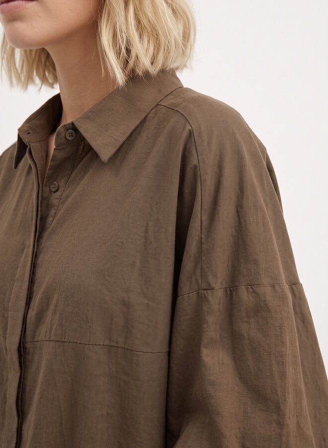 Oversized blouse Mae bruin