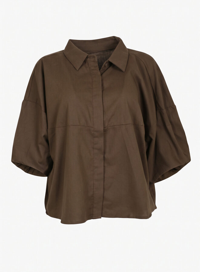 Oversized blouse Mae bruin