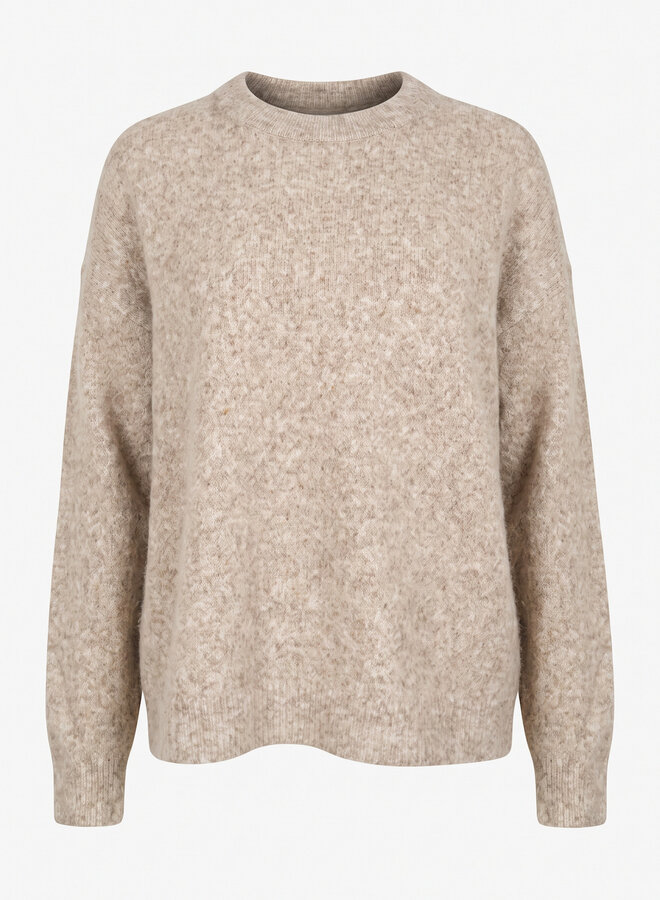 Oversized trui Fay camel