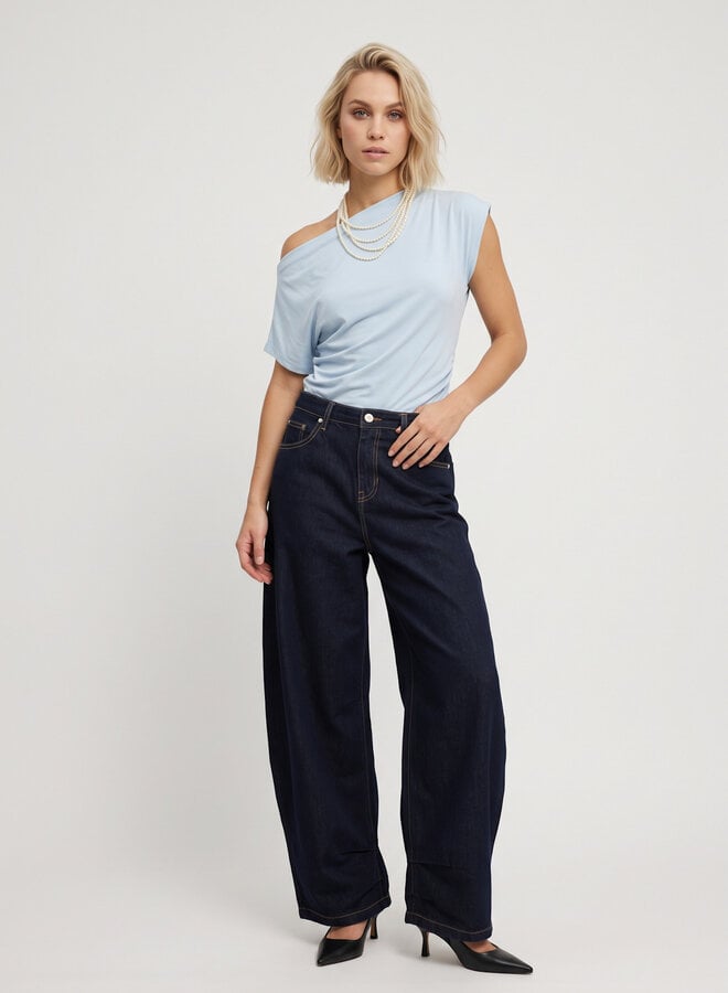 Ballon jeans donkerblauw