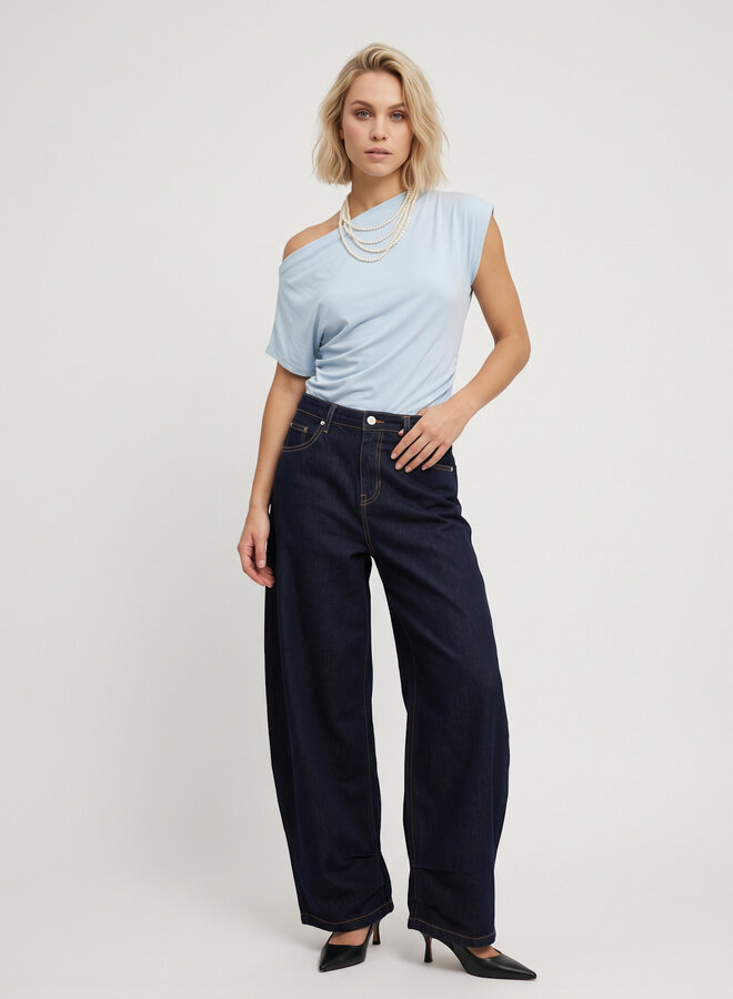 Ballon jeans donkerblauw