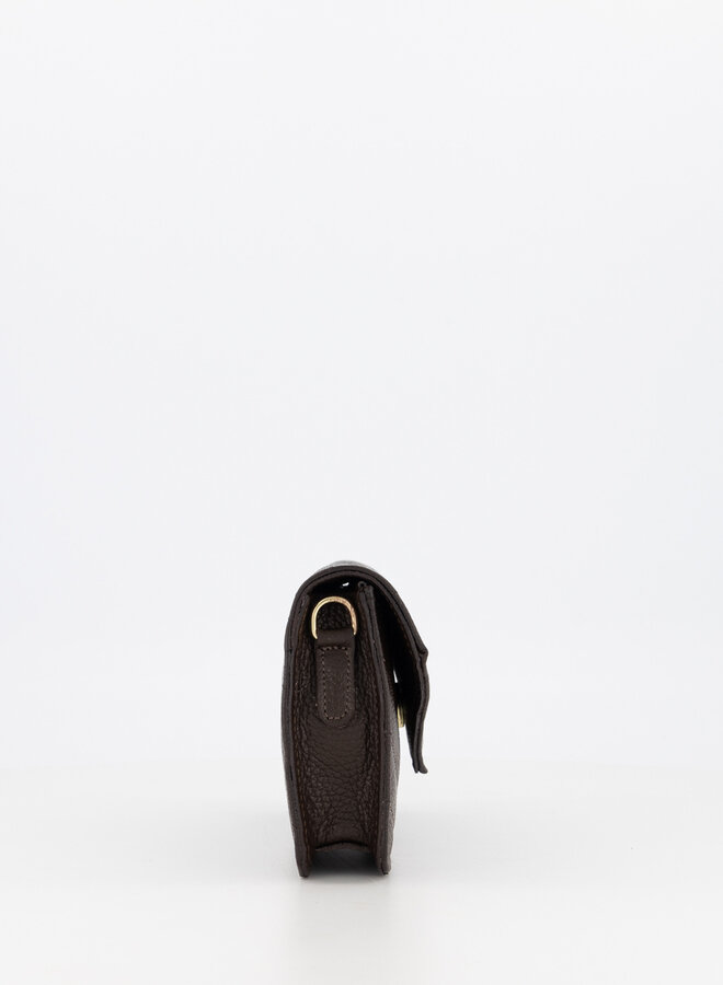 Leren tas Laurie donkerbruin