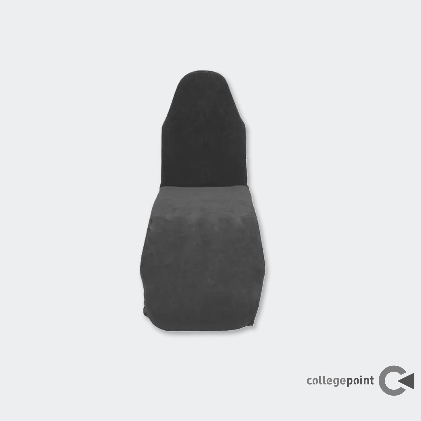 Stoelhoes Basic uni antraciet incl. clip 90 x 210 cm