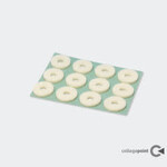 Viltringen, groot rond, 5mm 12 stuks