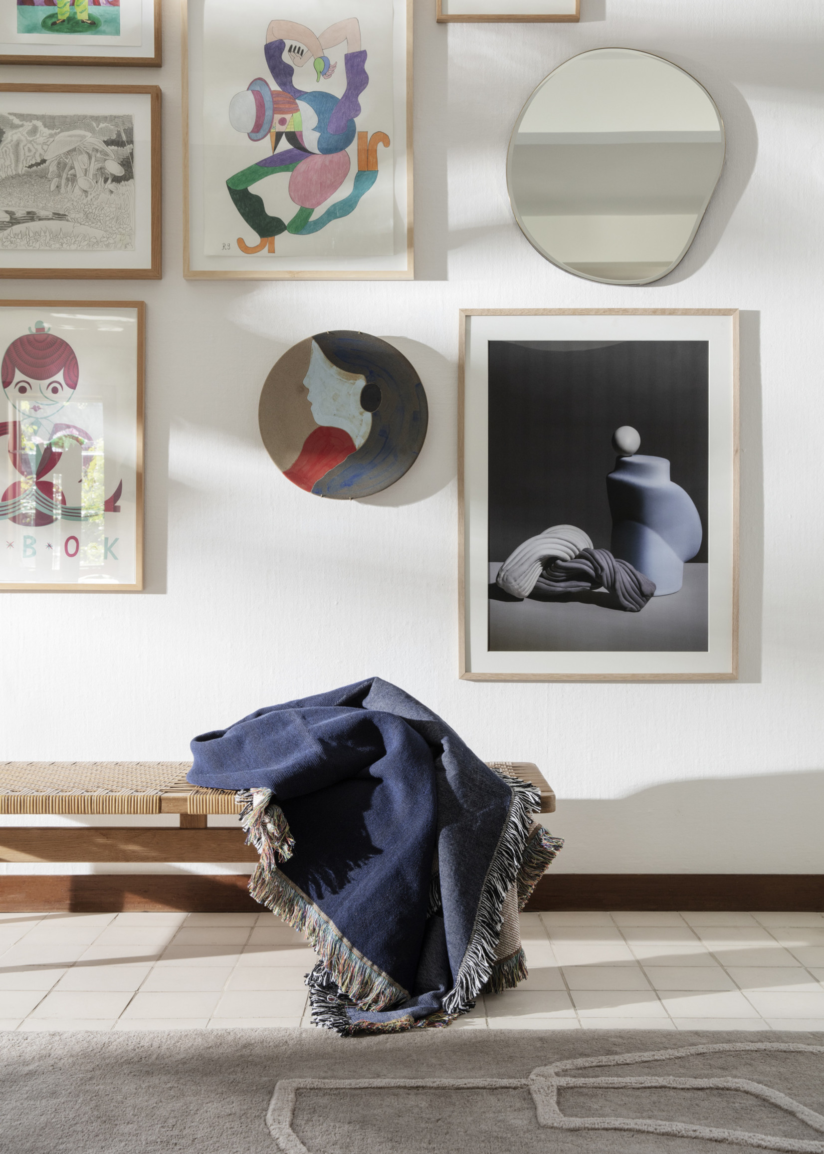 Ferm Ferm - pond mirror S - brass