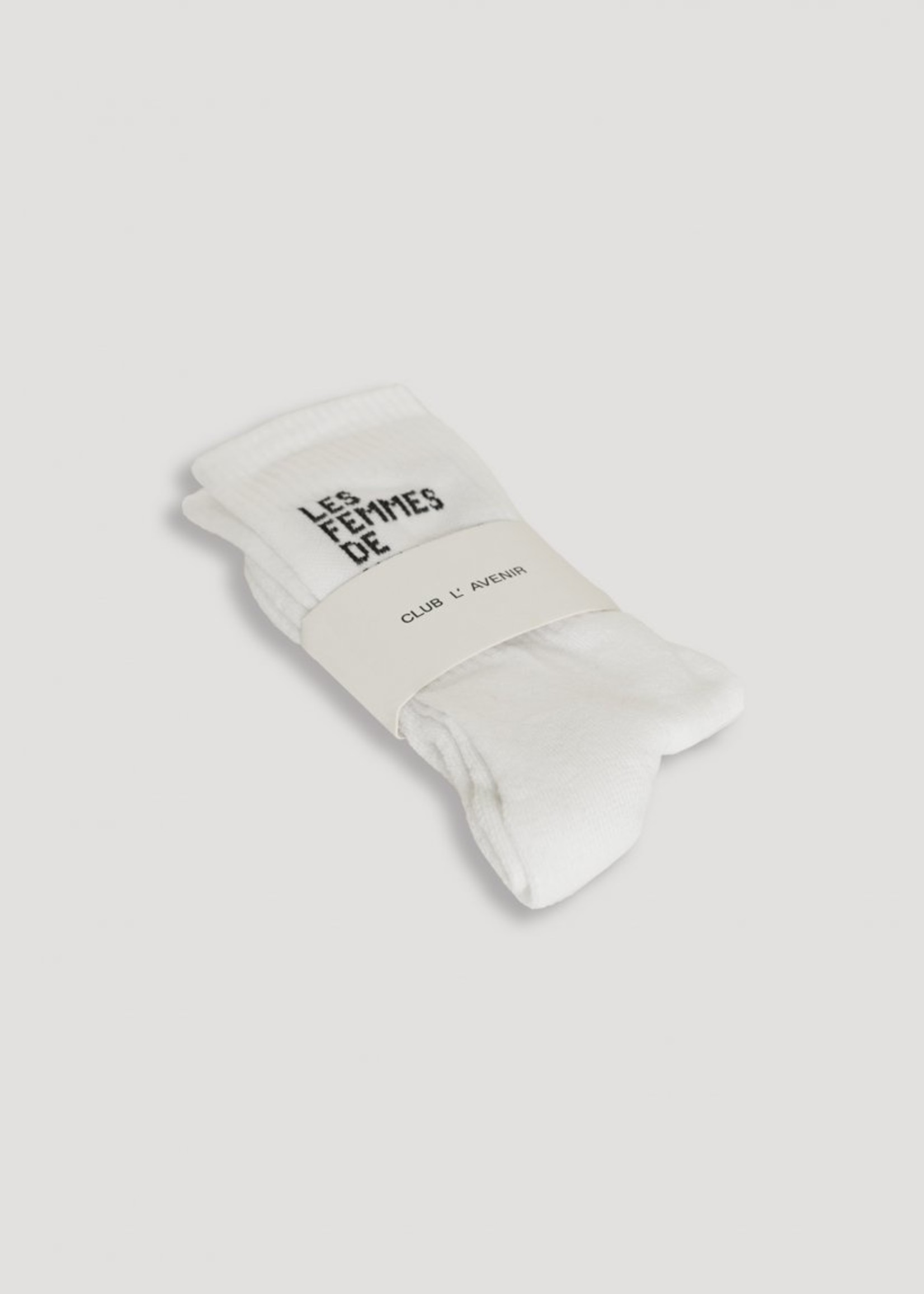 Club L'avenir Yin yang socks - white