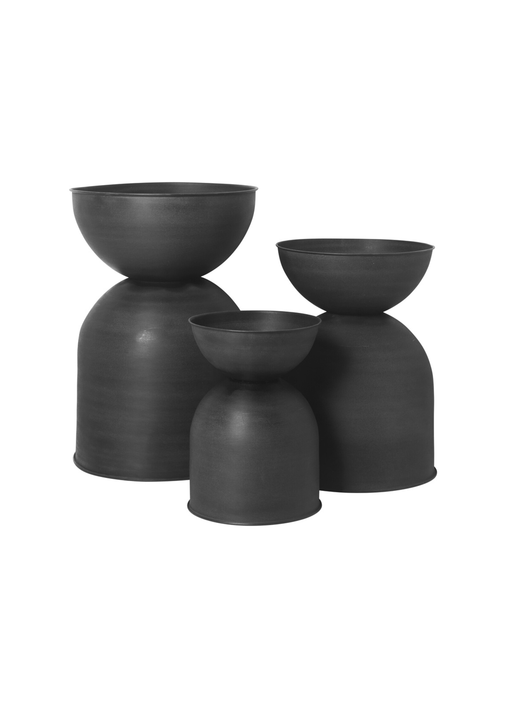 Ferm Hourglass Pot - Extra Small - Black