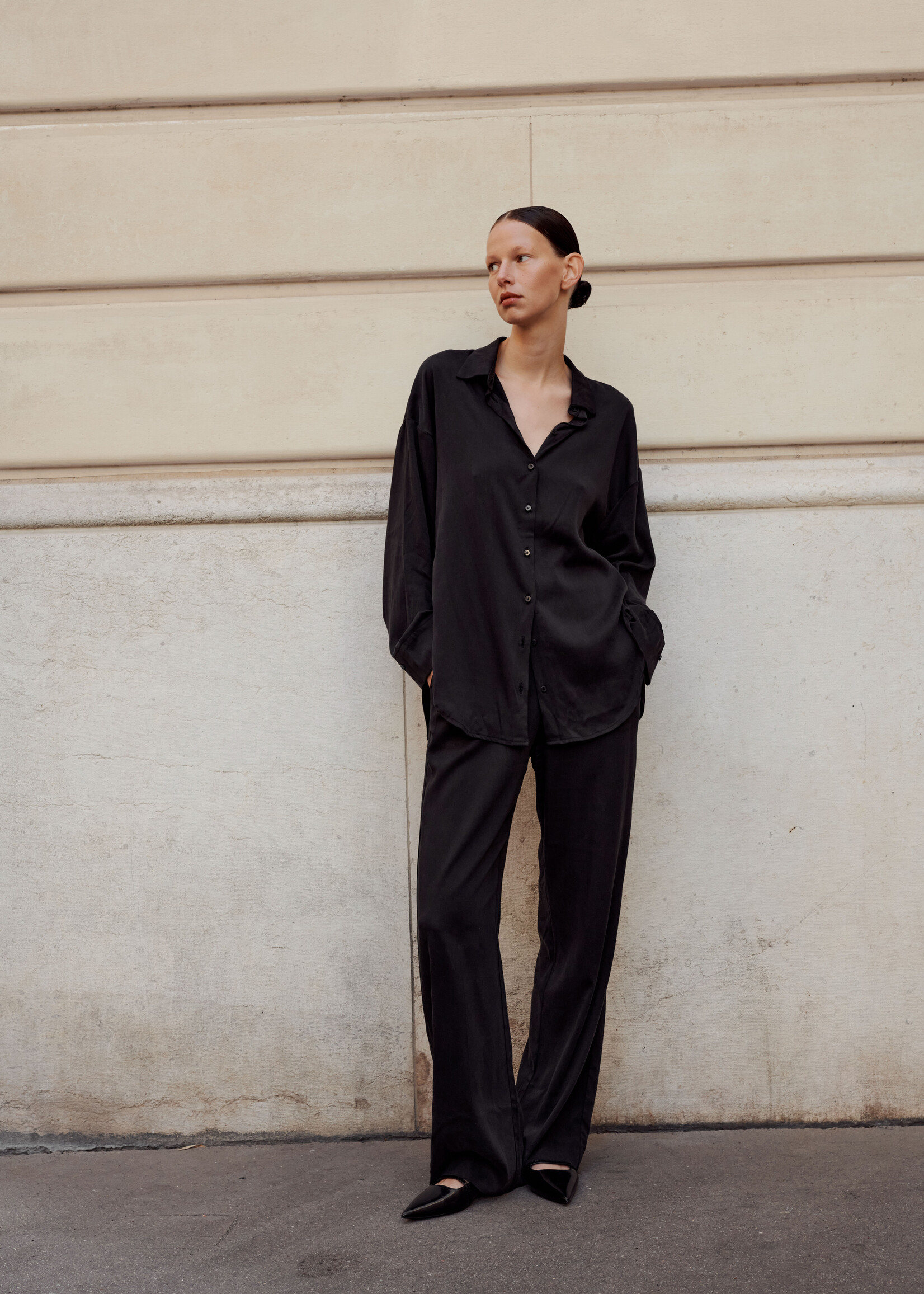 Club L'avenir Norah black - oversized shirt