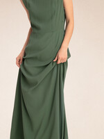 karma koma Barbara long dress - duck green