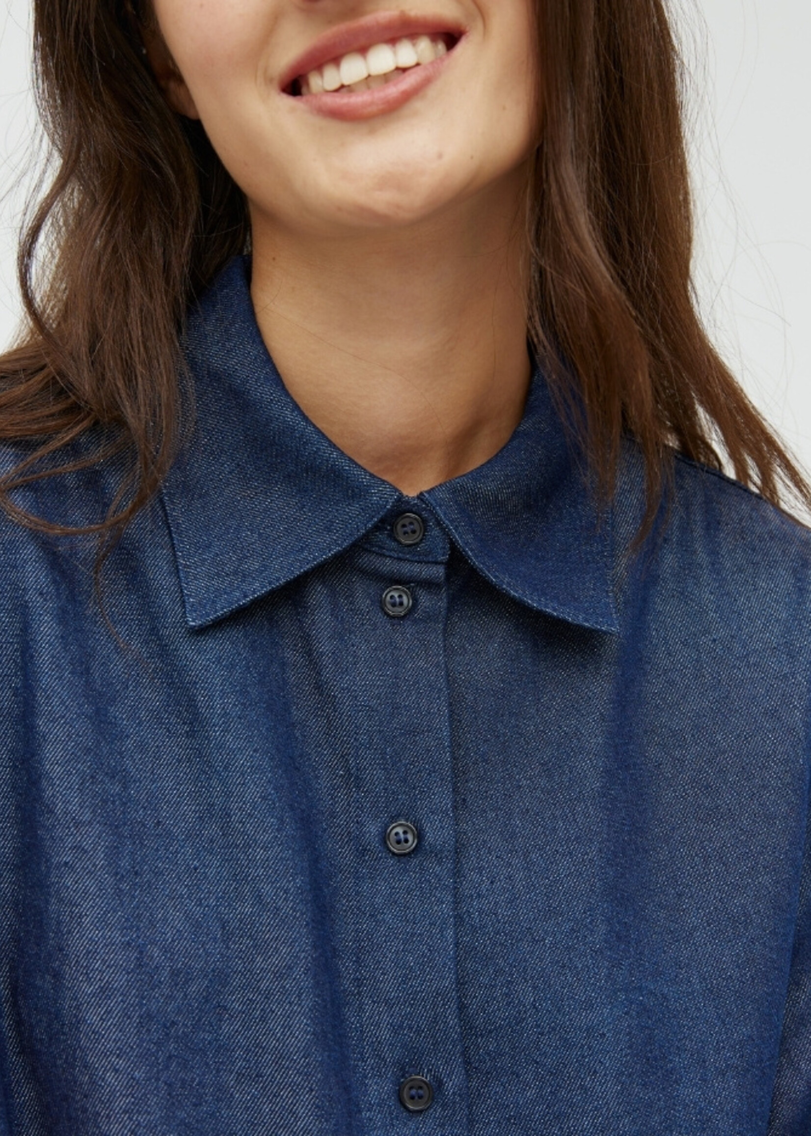 Sadanna blouse - dark denim