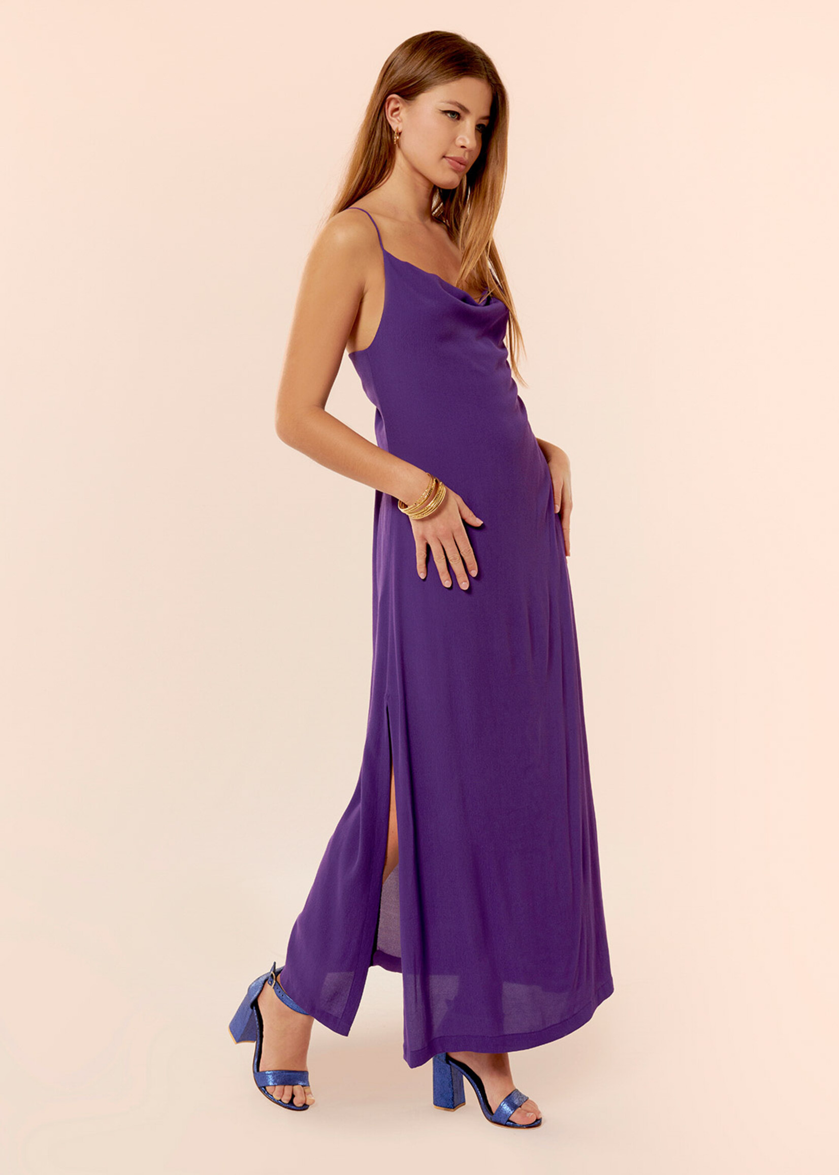 karma koma Noa long dress - queen purple