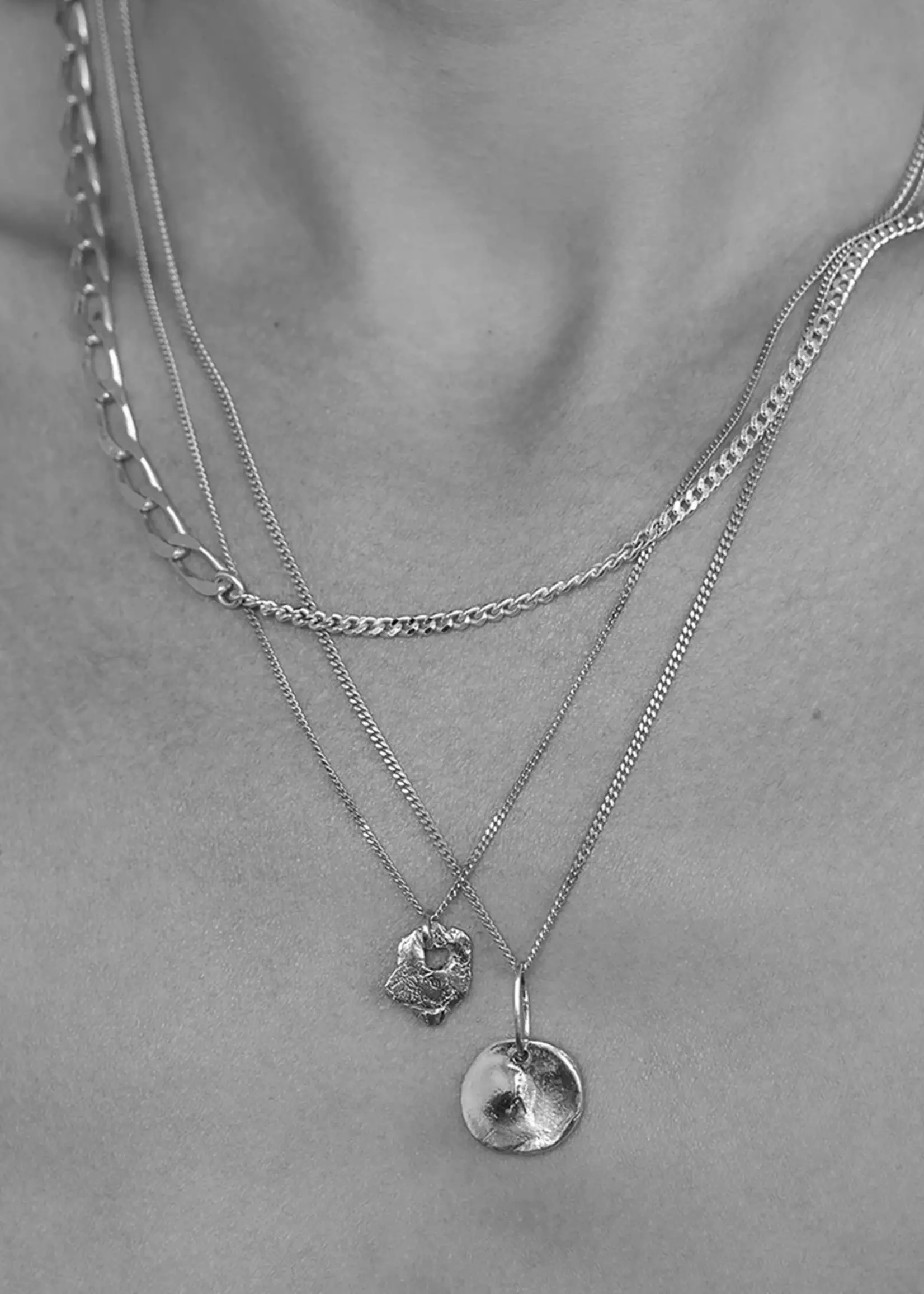 by1oak Extacy necklace - silver