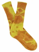 Escuyer Escuyer women - Tie Dye Socks Rust/Yellow