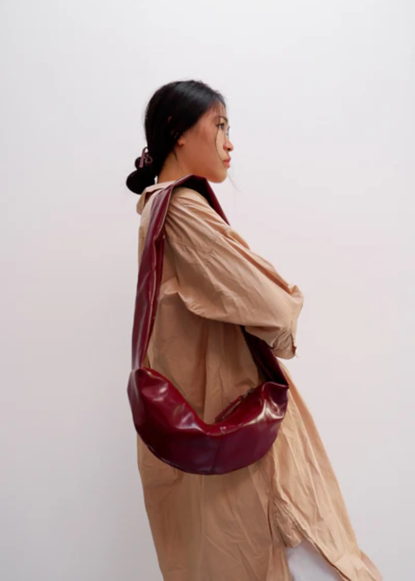 nona Banana Bag XS - Glossy Maroon