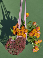 Hay Sobremesa Market Net Bag-Burgundy