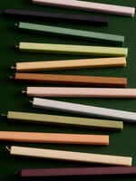 Hay Square Candle - set of 4