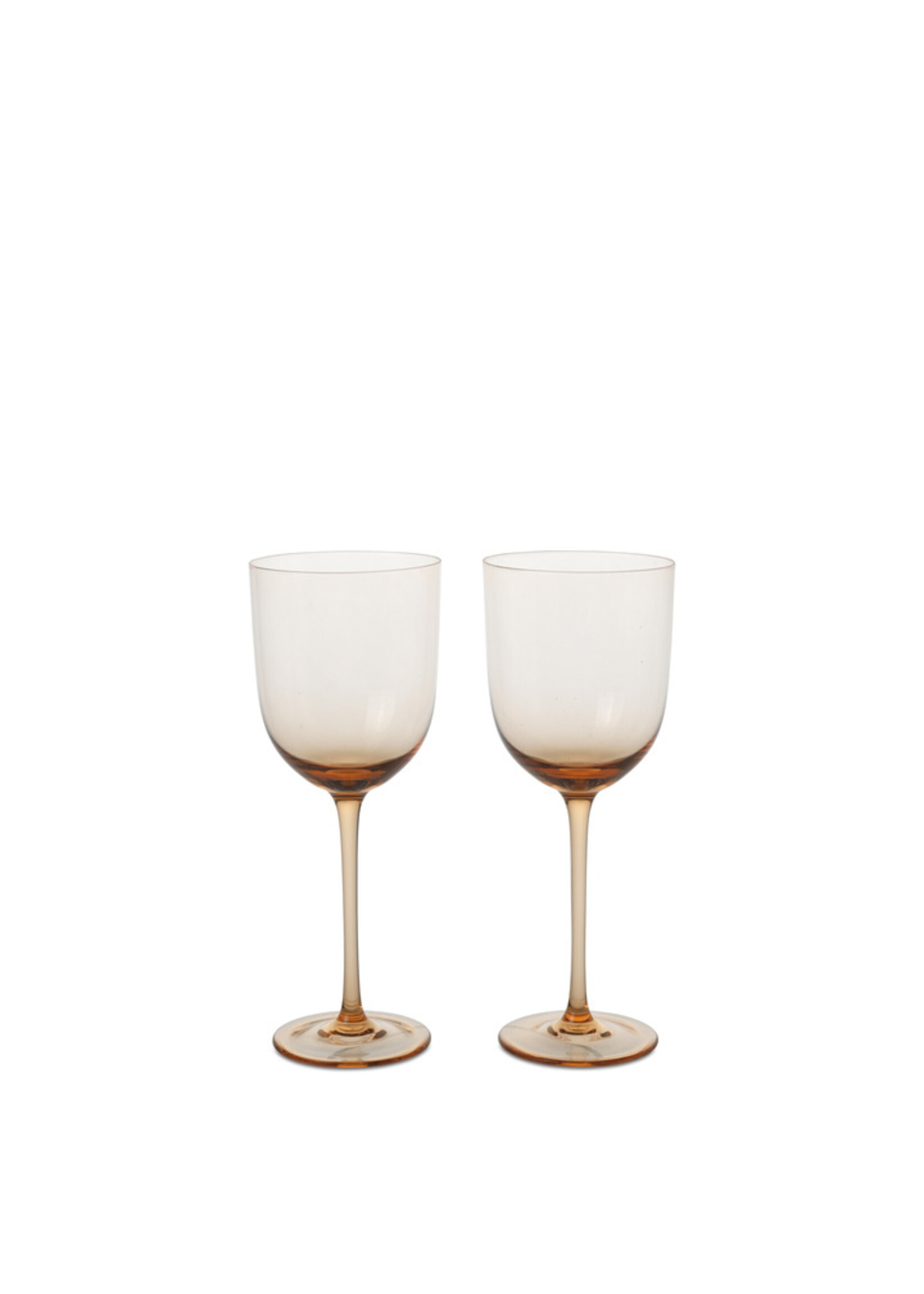 Ferm Host white wine glasses - Blush - set of 2