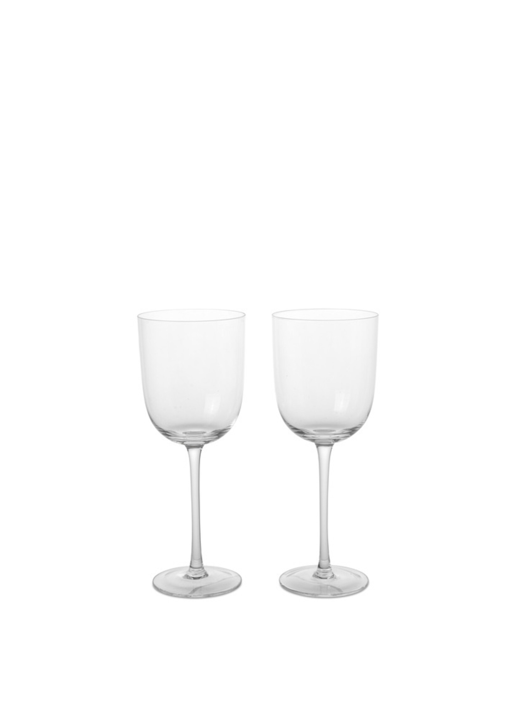 Ferm Host white wine glasses - Clear