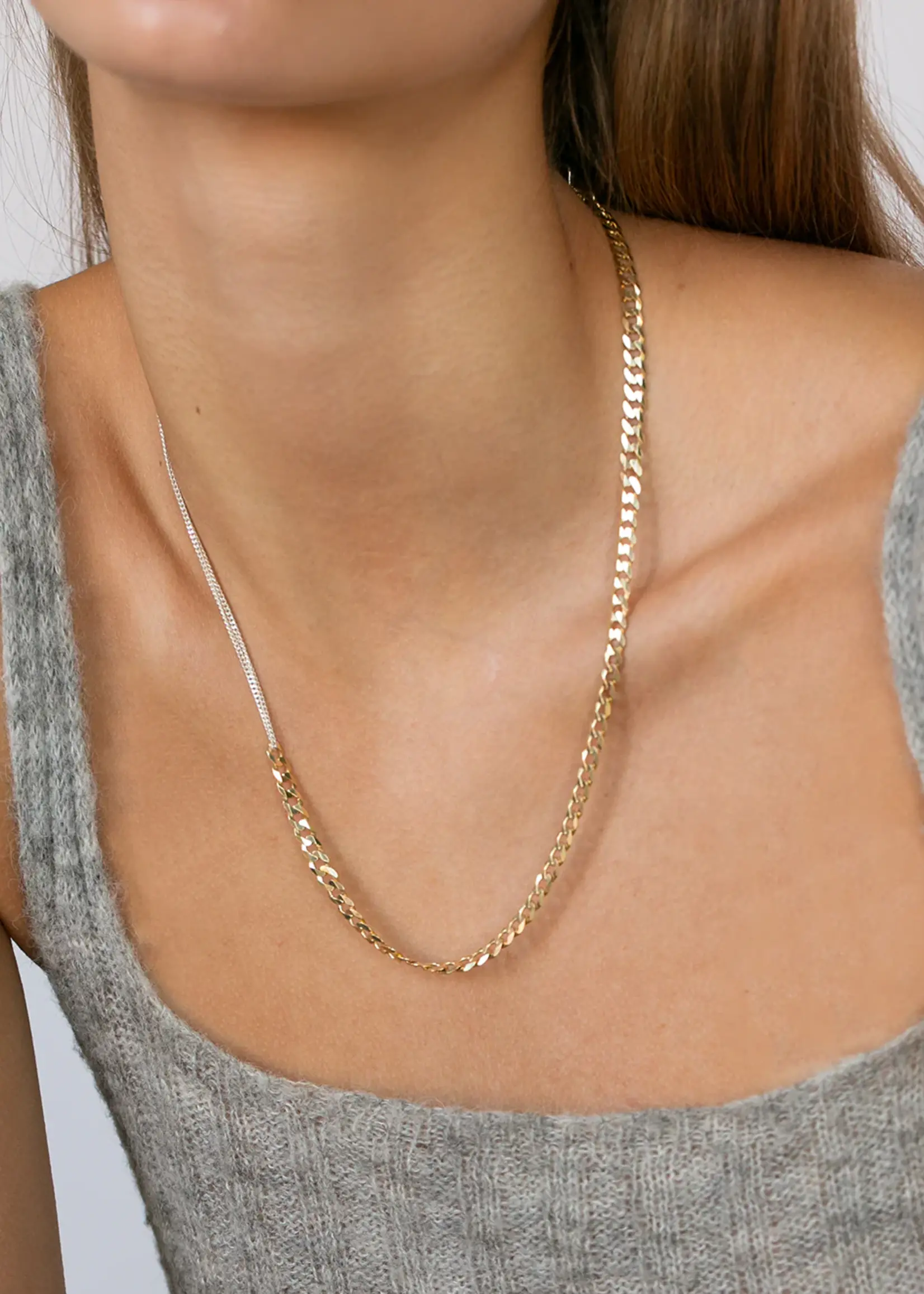 by1oak Coming my way - Necklace - silver/gold