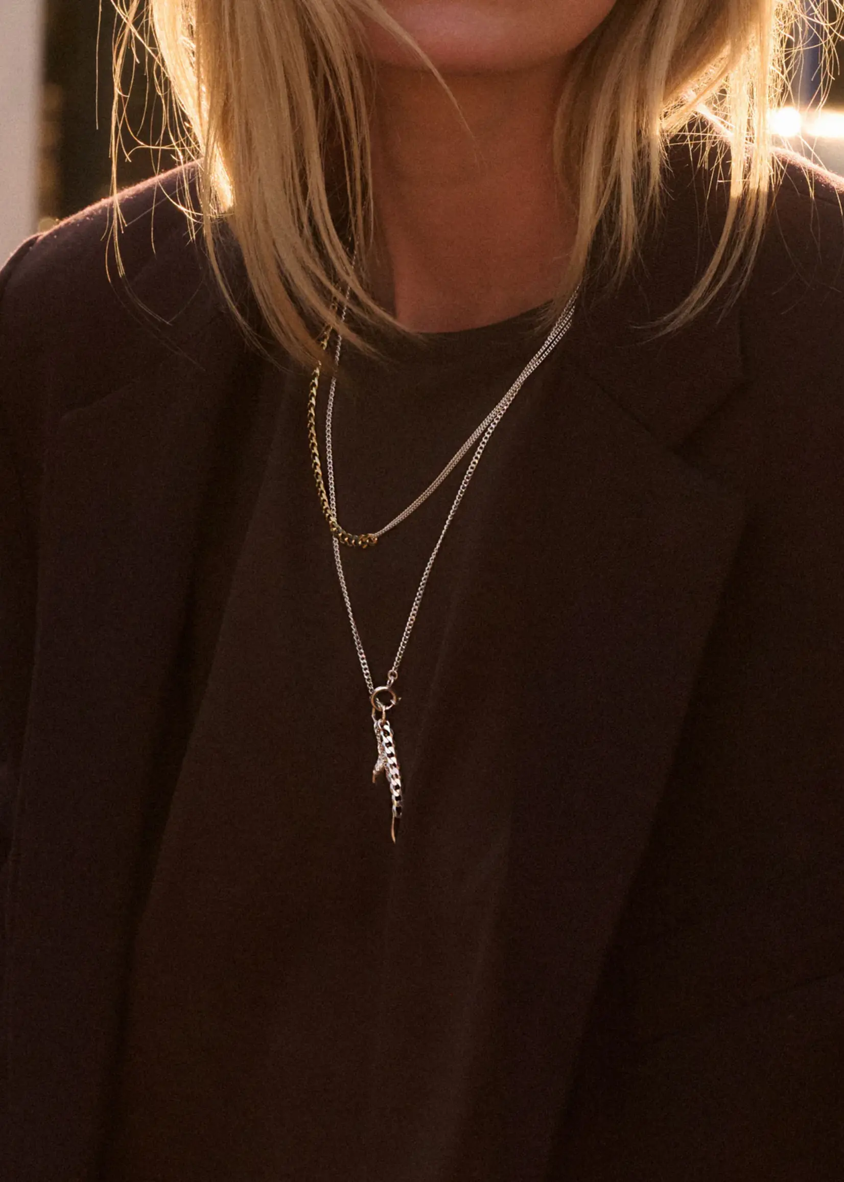 by1oak Coming my way - Necklace - silver/gold