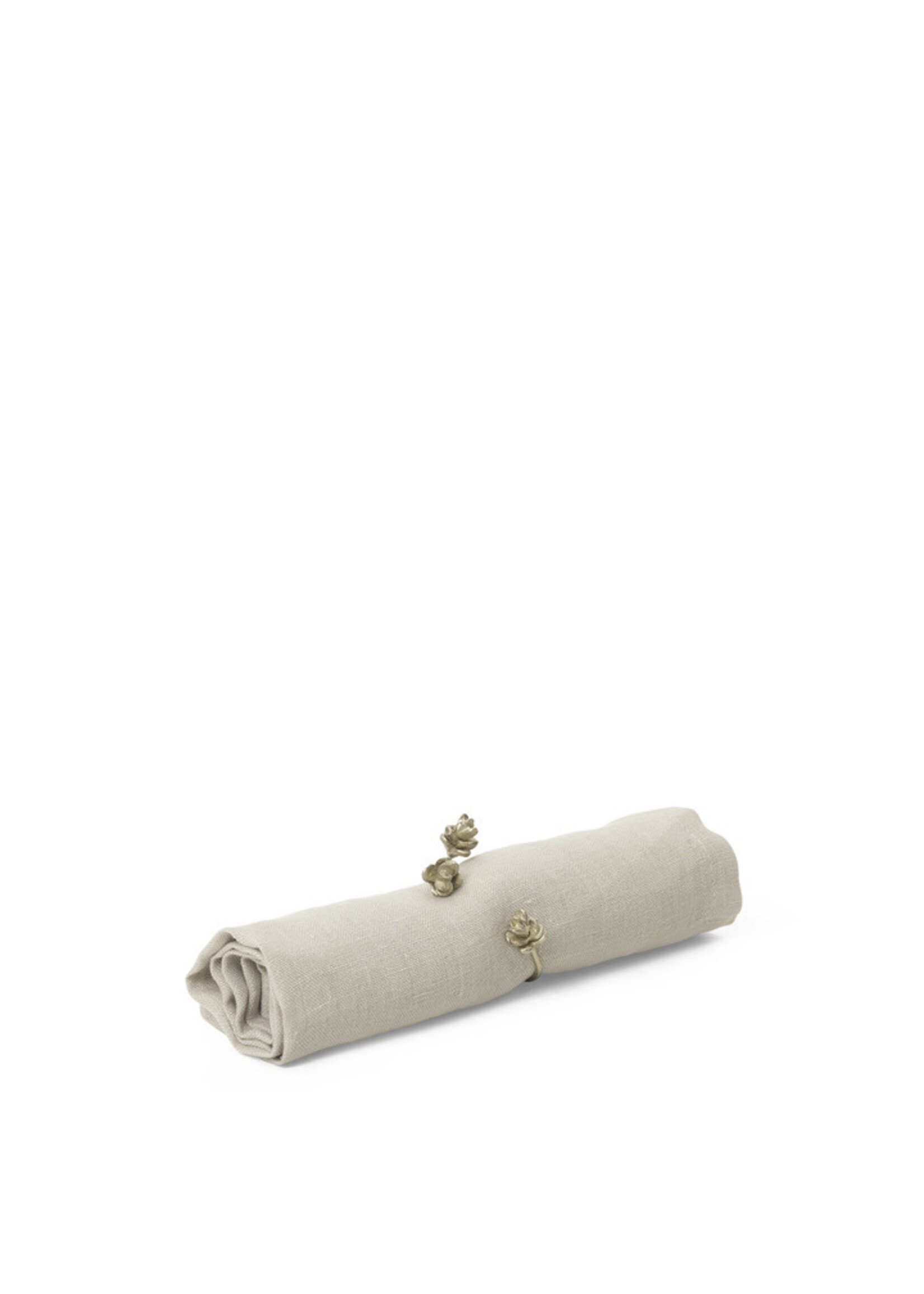 Ferm Forest napkin rings - set of 4 - Gold