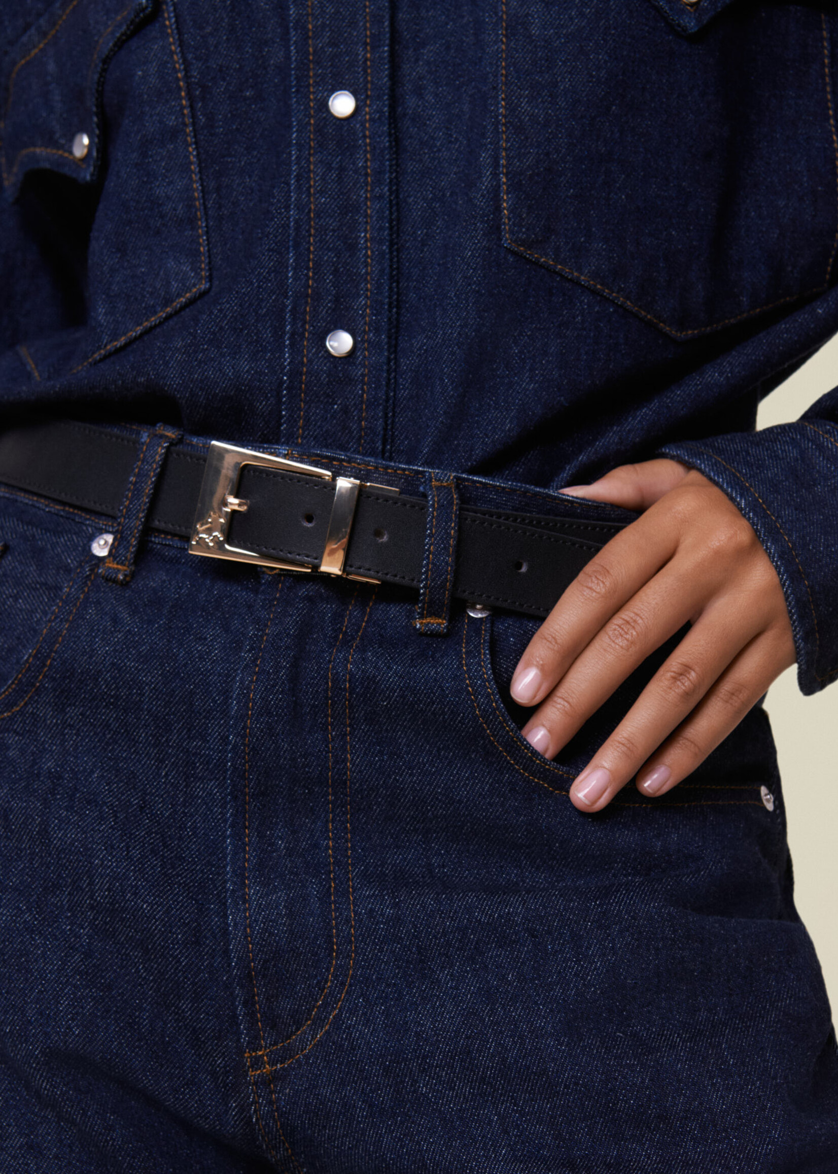 lois Ember - Gold - Black/Brown belt